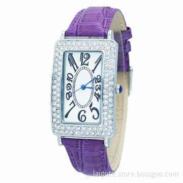 2013 Fashionable Red Ladies' Wrist Watch Gift with Import Movement
